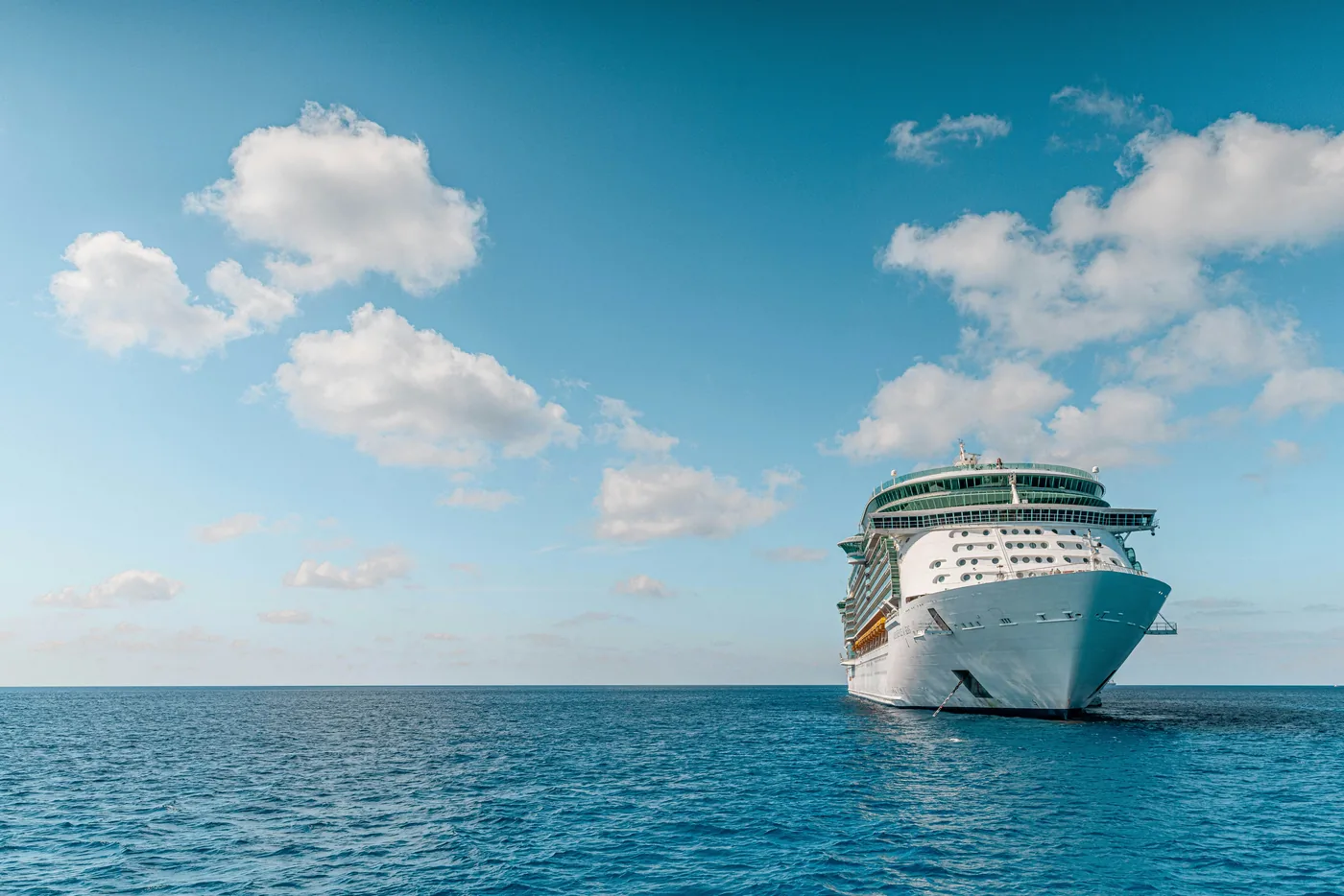 Cruise ship at sea running Rosi multi-zone background music